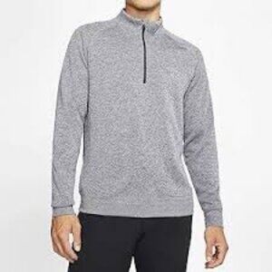 Nike Dri-Fit Player Half Zip Top Pullover BV0396-011  Grey, Small  NWT